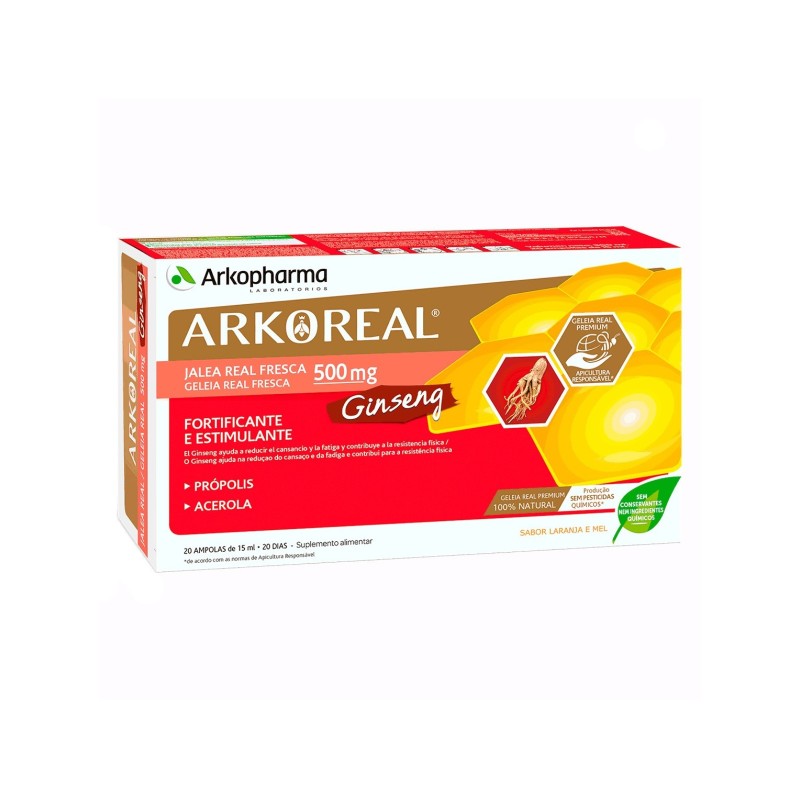 Arkoreal Jalea + Ginseng 20 Ampollas