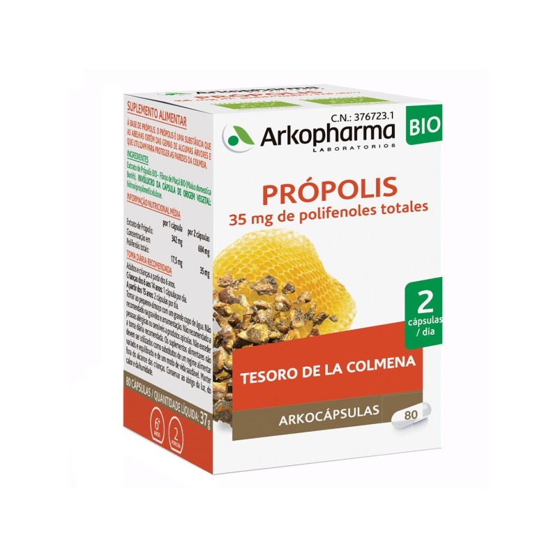 Arkocapsulas Propolis 84 Capsulas