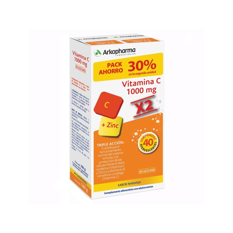 Arkovital Vit C 2X20 Comp. Efervescentes