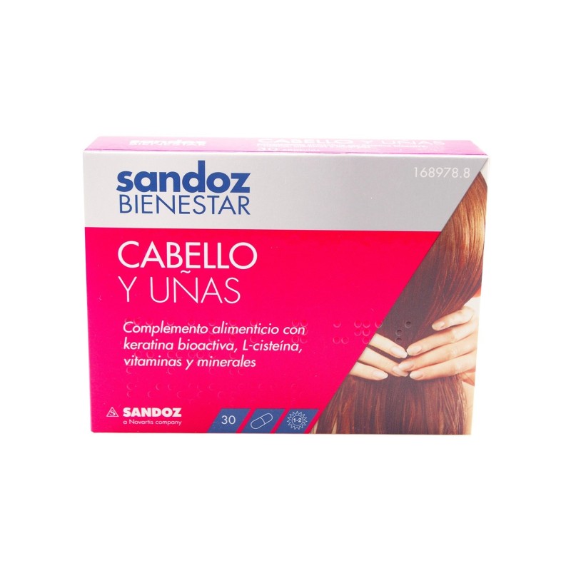 Sandoz Bienestar Cabello Y Uñas 90 Cápsulas