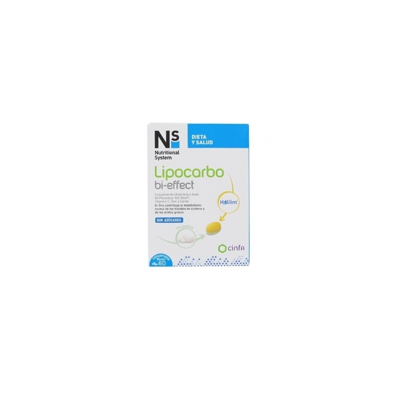 N+S Lipocarbo Bi-Effect 60 Comprimidos