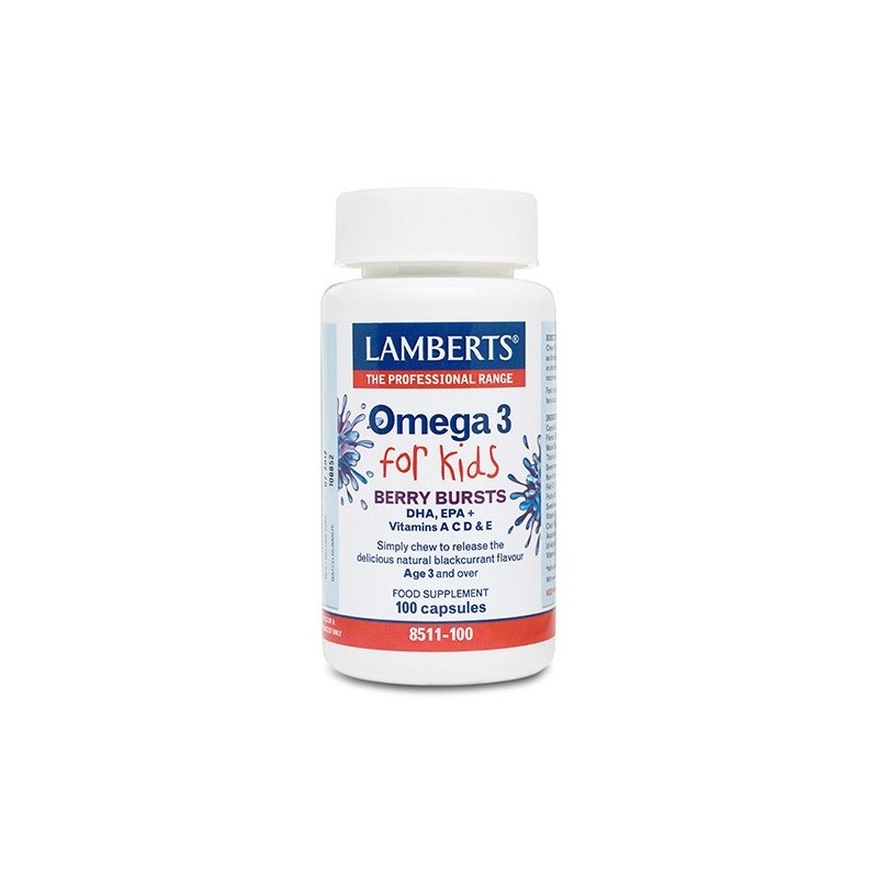 Omega 3 For Kids 100Cap    8511 Lamberts