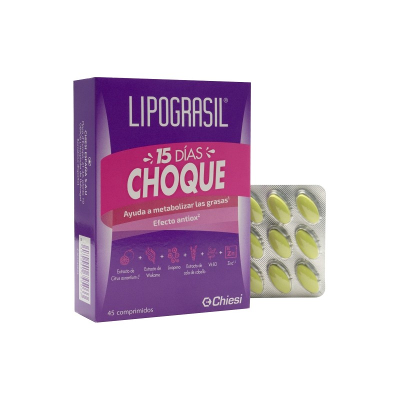 Lipograsil 15 Dias Choque 45 Comprimidos