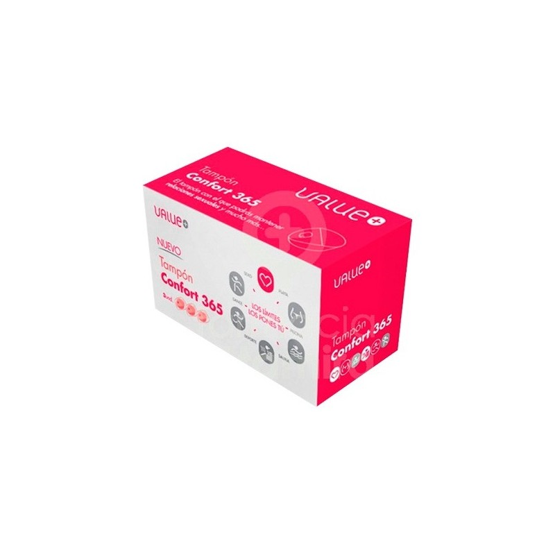 Dialfarma Value Tampon Confort 365 3 Tampones