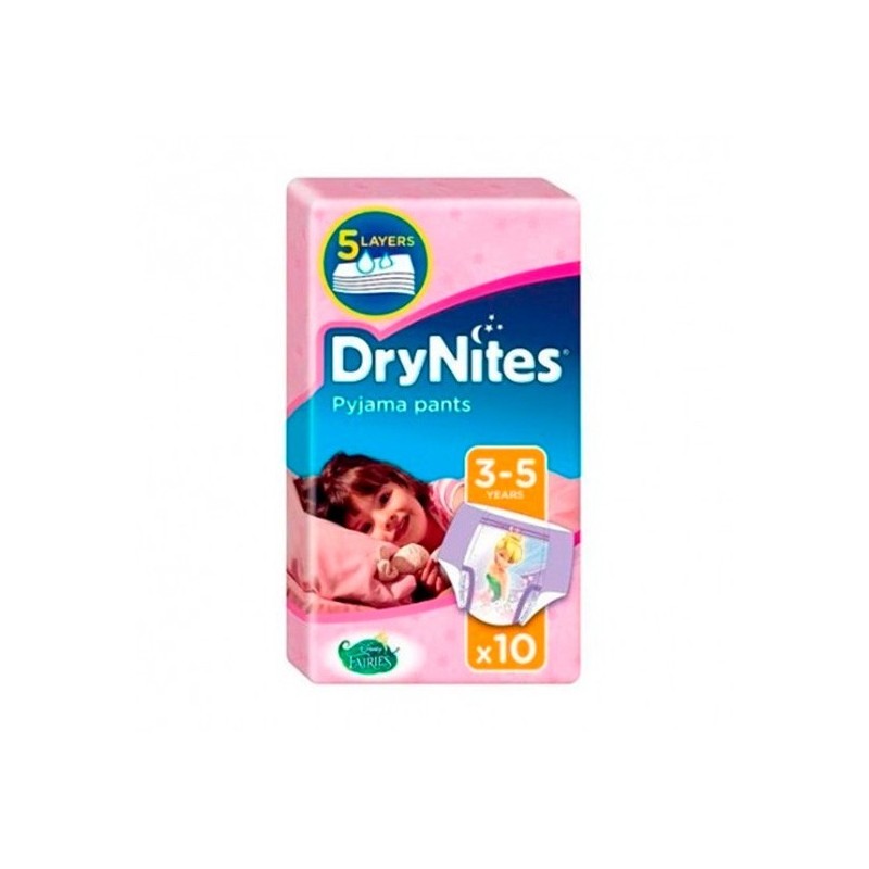 Drynites Niña 3-5 Años 10U