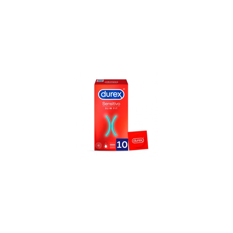 Durex Preservativo Durex Sensitivo Slim Fit 10 Und