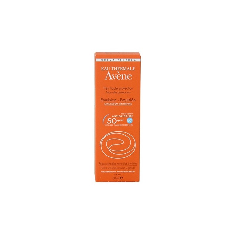 Avene Fluido Spf50+ Sin Perfume 50Ml