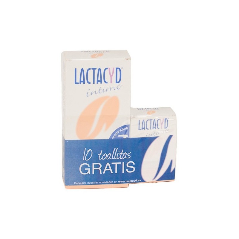 Lactacyd Íntimo Gel 400Ml +10 Toallitas