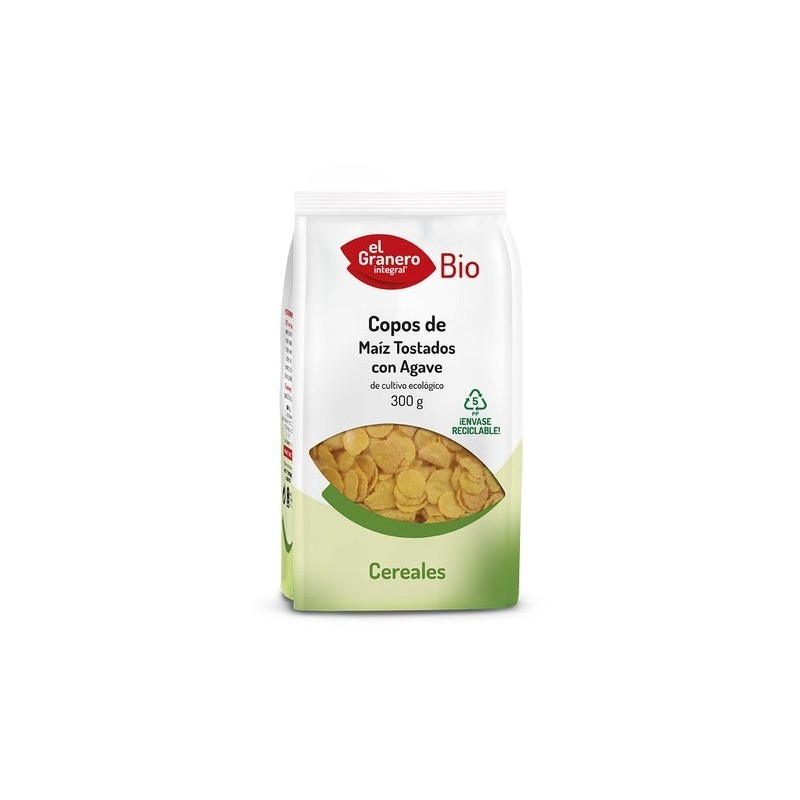 El Granero Integral Copos Maiz Tostado C/Agave Bio 300G