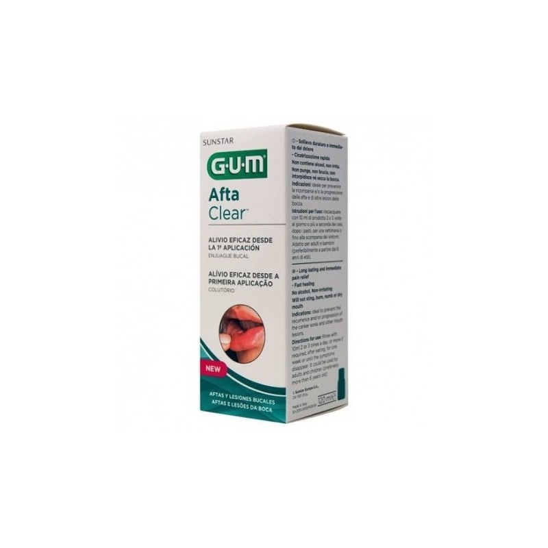 Gum Aftaclear Colutorio 120 Ml