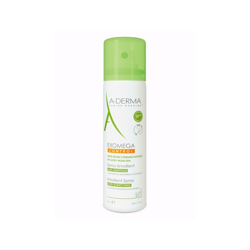 A Derma Exomega Spary Emoliente Anti Rascado 50Ml