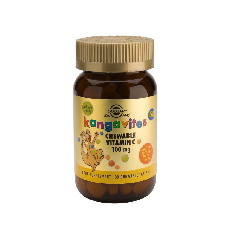 Solgar Kangavites Vit C 90 Comprimidos 100Mg