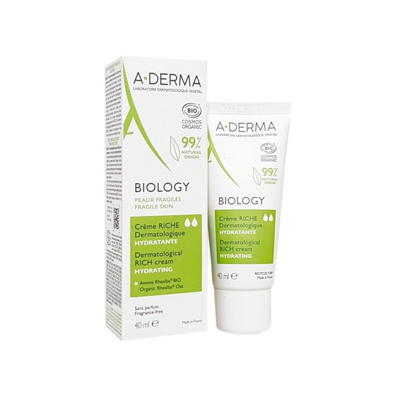 Aderma Biology Crema Rica Hidratante 40Ml