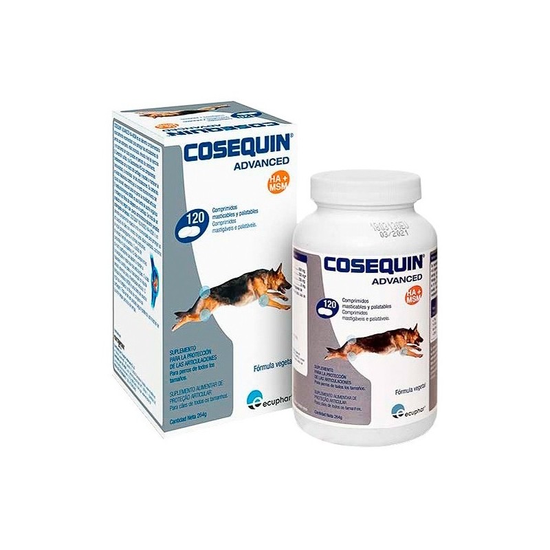 Ecuphar Cosequin Advance Msm Ha 120 Comprimidos