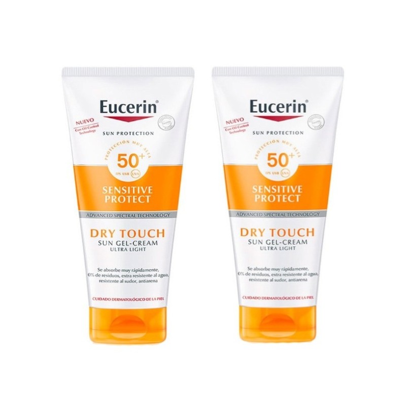 Eucerin Dry Touch Gel/Crema Sensitive Duplo 200Ml