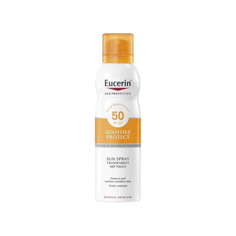 Eucerin Dry Tocuh Spray Transparente Spf50+ 200Ml