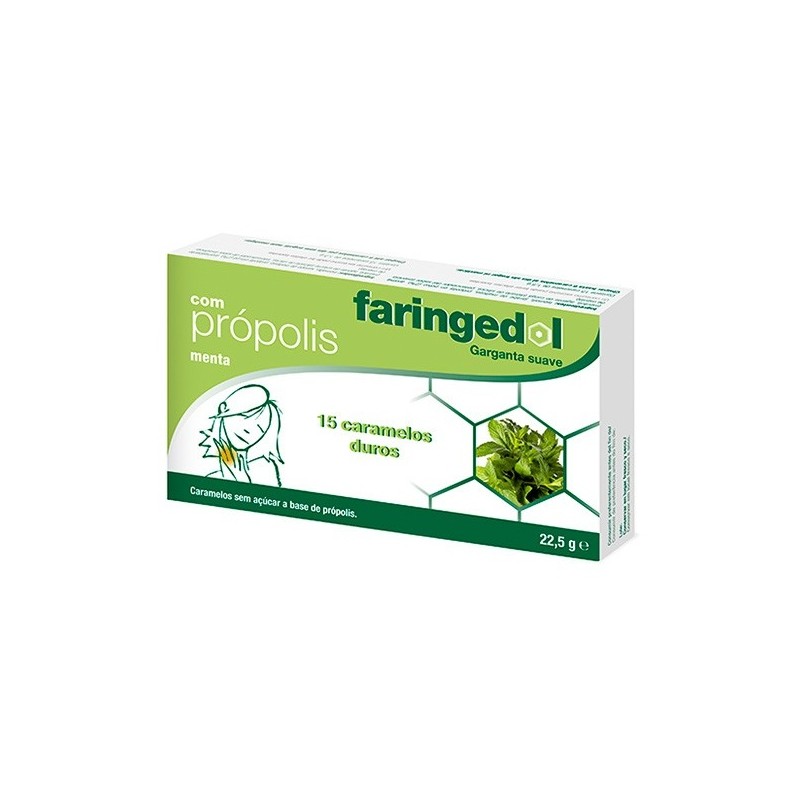 Faringedol Propolis-Menta 15 Caramelos