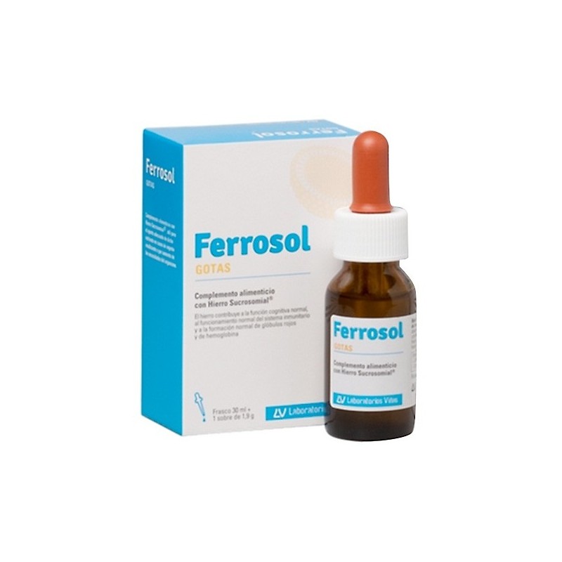 Ferrosol Gotas 30 Ml + Sobre 1,9 Gr