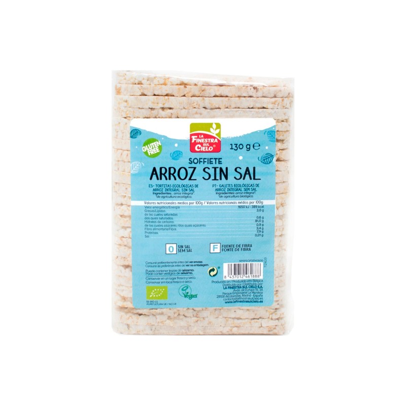 Finestra Sul Cielo Soffiette Arroz S/Sal 130 G