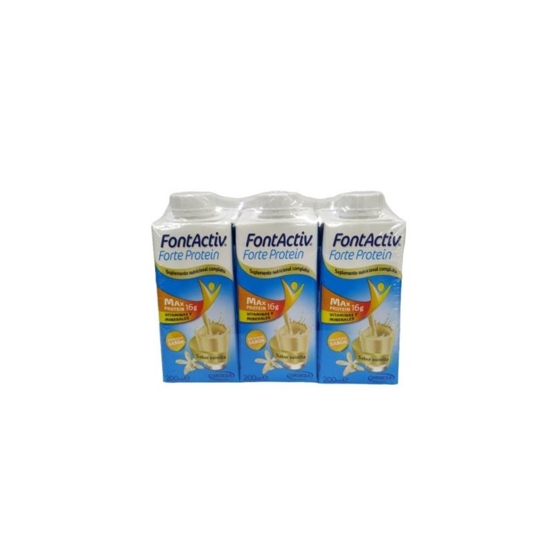 Fontactiv Forte Protein Vainilla 3X200Ml