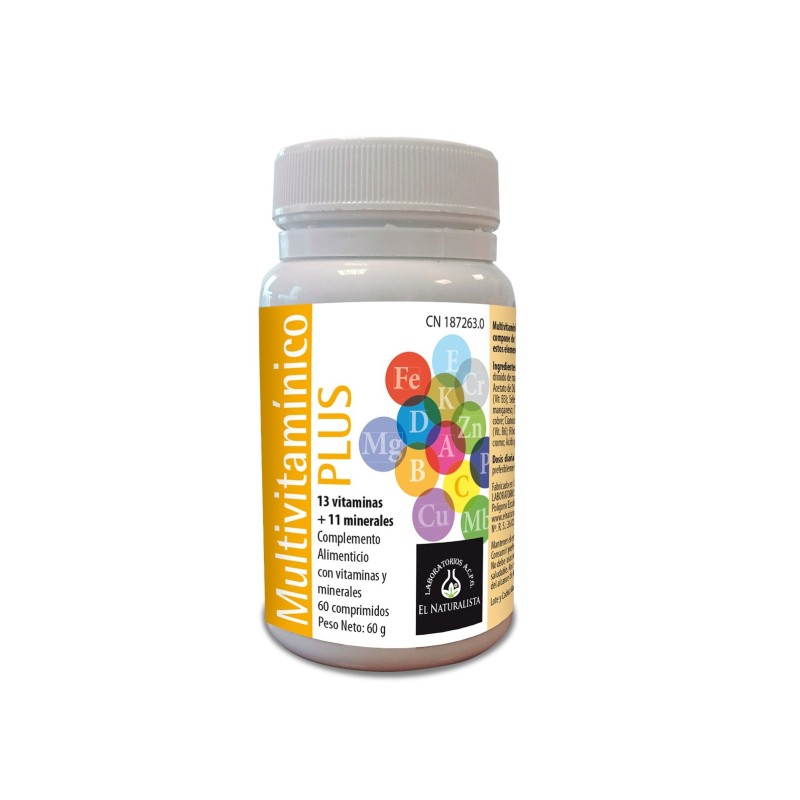 El Naturalista Multivitamínico Plus 60 Cápsulas