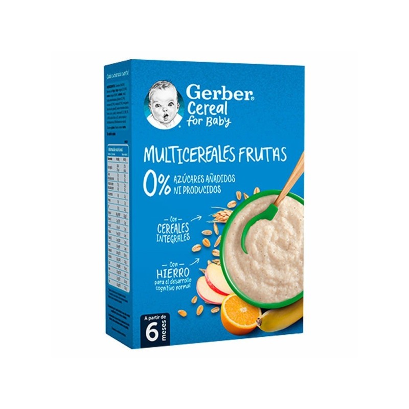 Gerber Multicereales Fruta 0% 270G