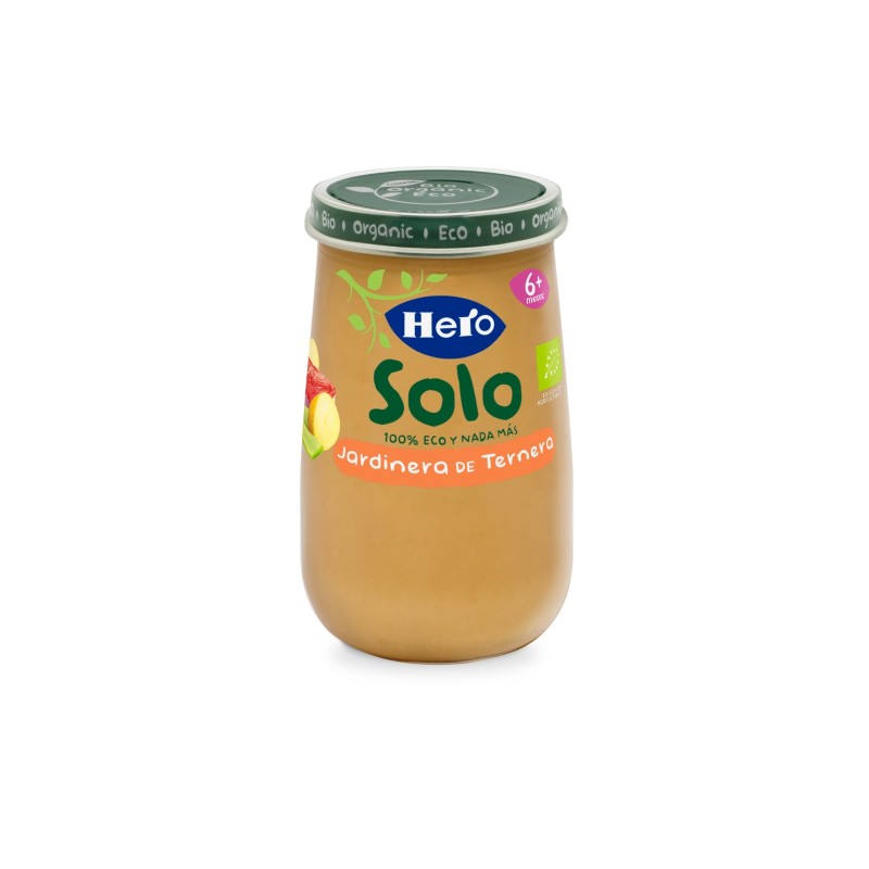 Hero Baby Solo Ecológico Jardinera De Ternera 190G