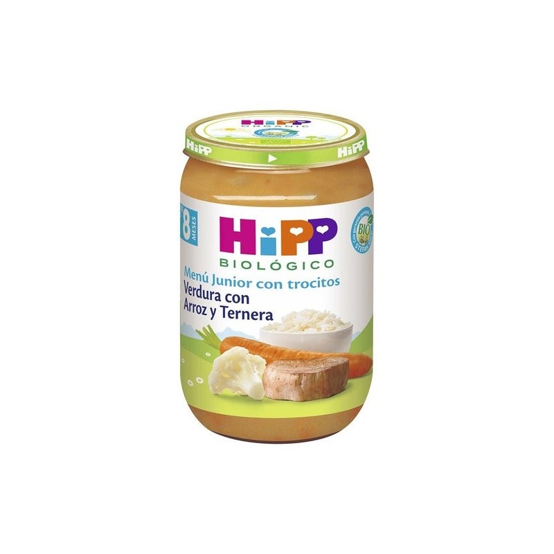 Hipp Potito Verdura Con Arroz Y Ternera 220G