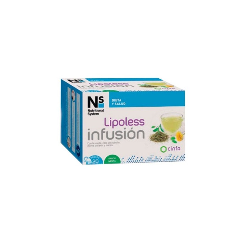 N+S Lipoless Infusión 20 Sobres Menta