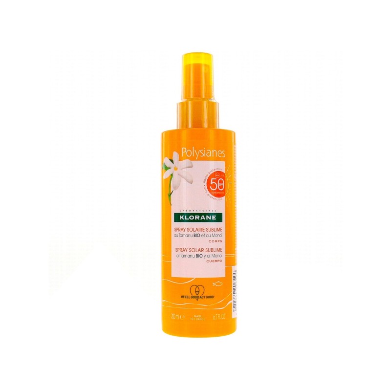 Klorane Polysianes Spray Solar Sublime Spf50+ 200Ml