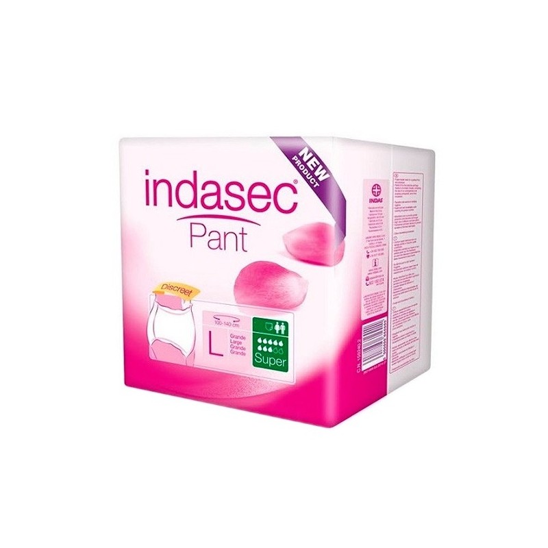 Indasec Pant Super T/Grande 10+6Uds