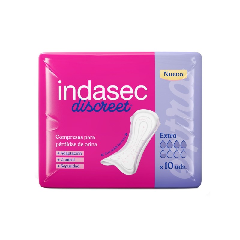 Indasec Discreet Extra 10 Unidades