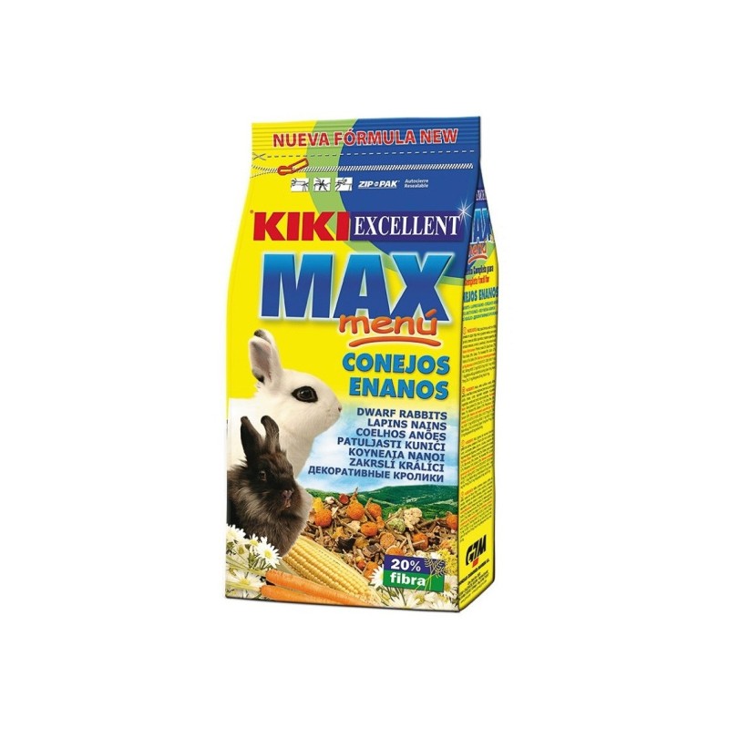 Kiki Max Menu Conejos Enanos Bolsa 2Kgs