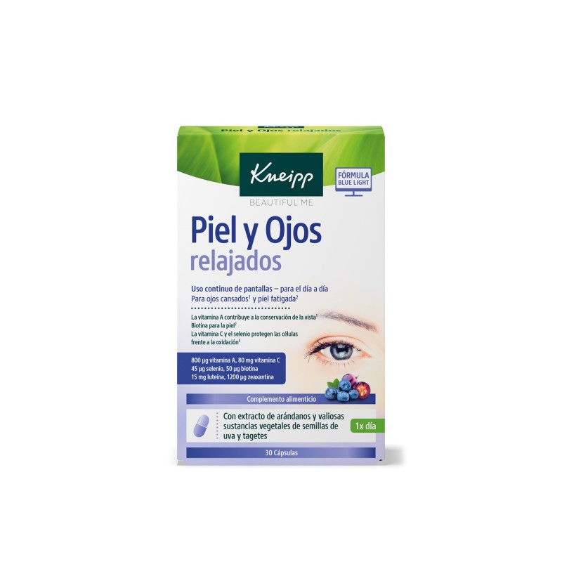 Kneipp Piel Y Ojos Relajados 30 Cápsulas