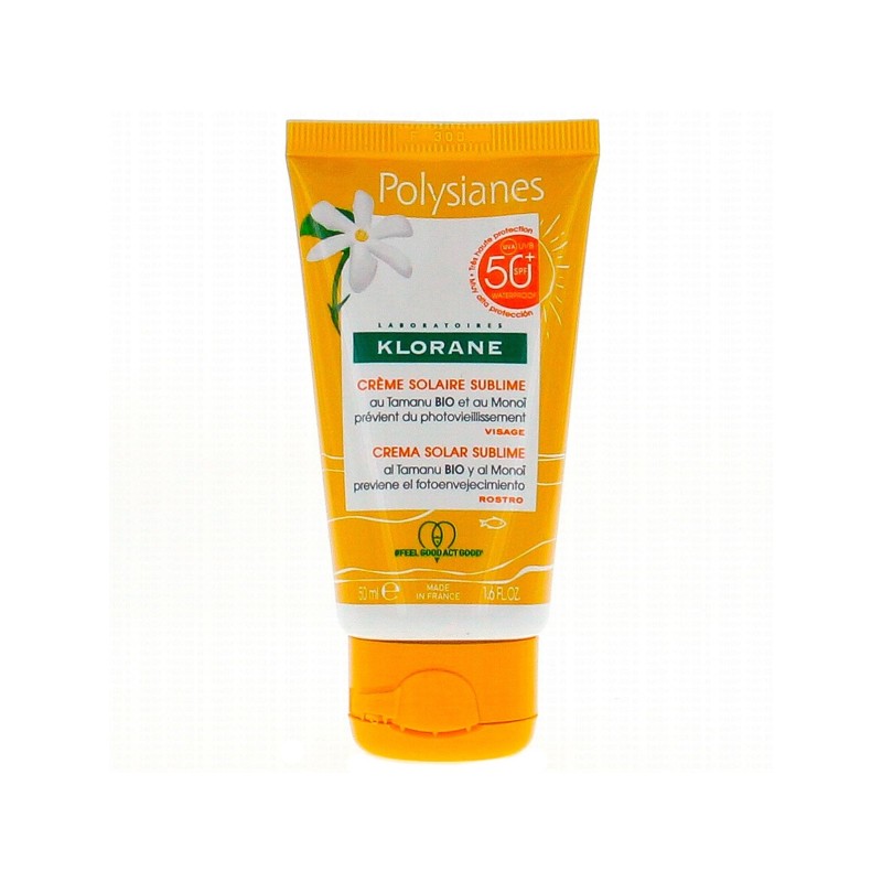 Klorane Crema Solar Sublime Spf50+ 50Ml