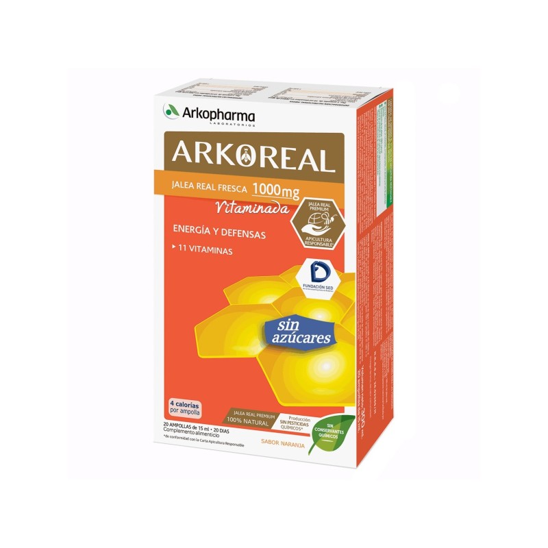 Arkoreal Jalea+Vit S/Azucar 15 Ml 20 Amp