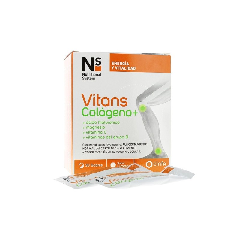 N+S Colageno 30 Sobres Sabor Limon