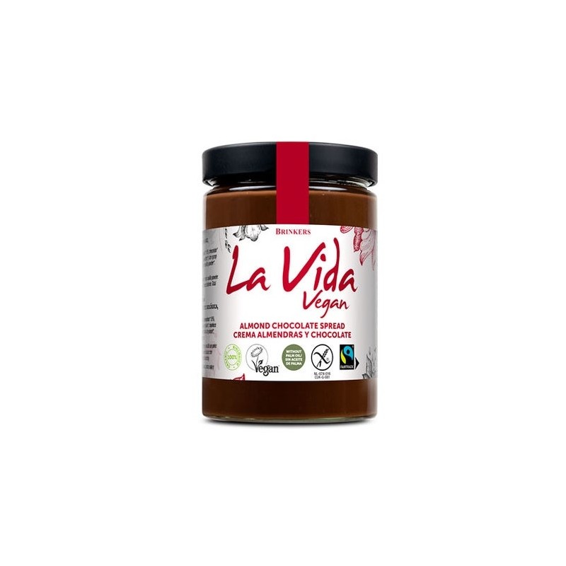 La Vida Vegan Crema Choco Almendras 600G