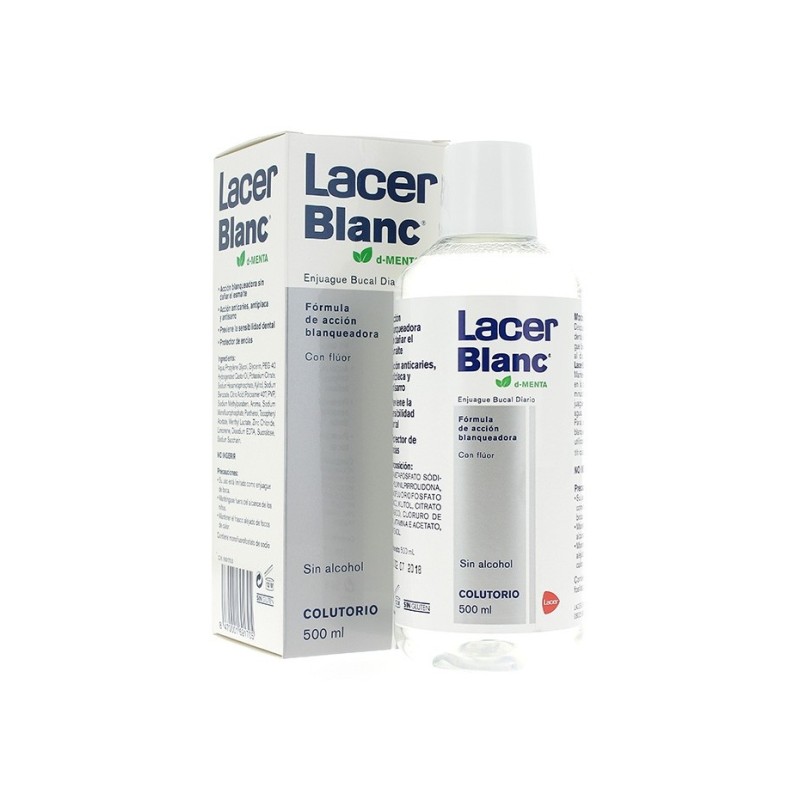 Lacer Blanc Colutorio Menta 500Ml