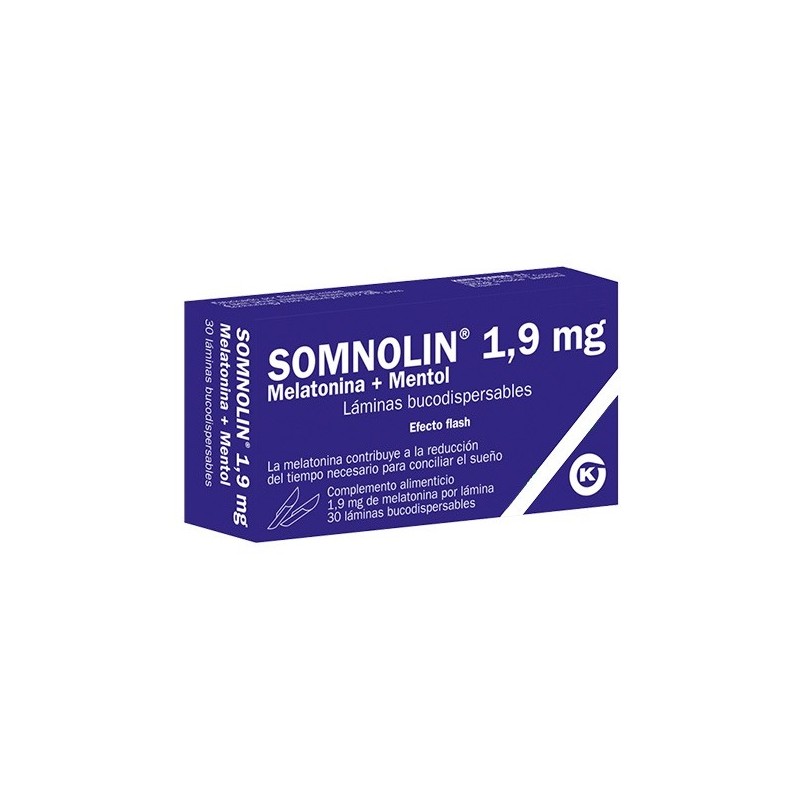 Somnolin Melatonina + Mentol 30 Bucodispersables