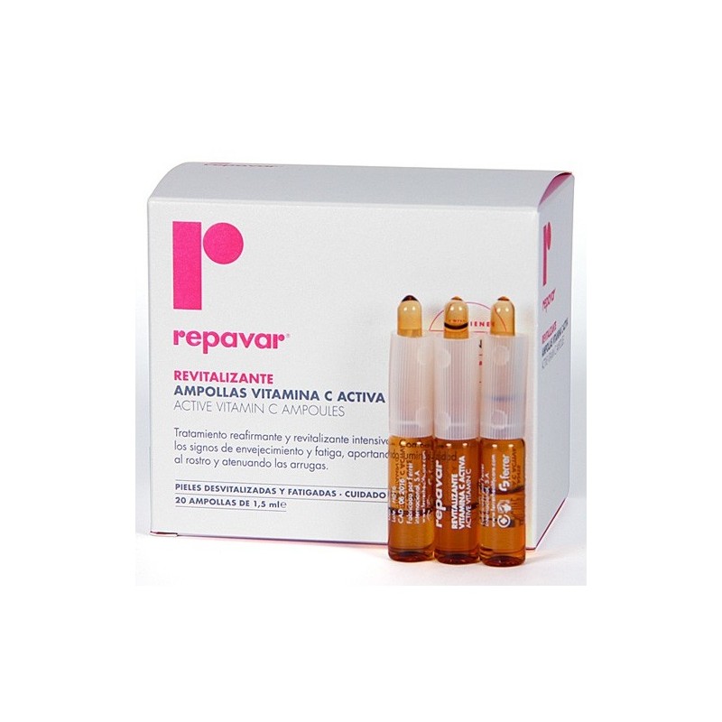 Repavar Revitalizante Ampollas De Vitamina C 20 Ampollas