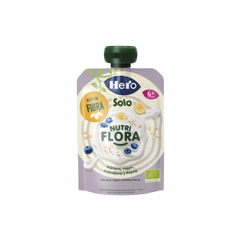 Hero Baby Solo Eco Platano Arandano Yogur 100Gr