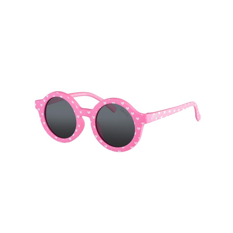 Gafa Sol Iaview Kids K2306 Minion Rosa Con Corazones Polarizada