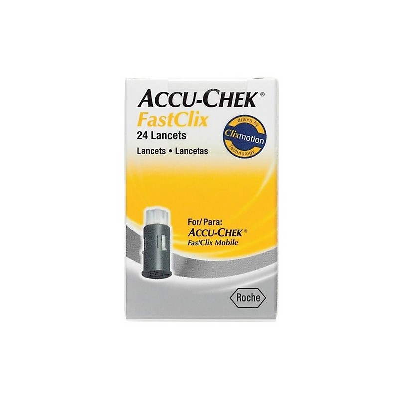 Accu-Chek Fastclix  24 Lancetas    Roche