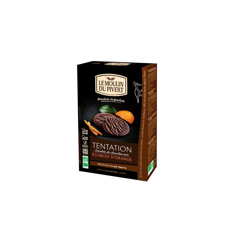 Le Moulin Du Pivert Galletas Tentación Naranja Bio 130G