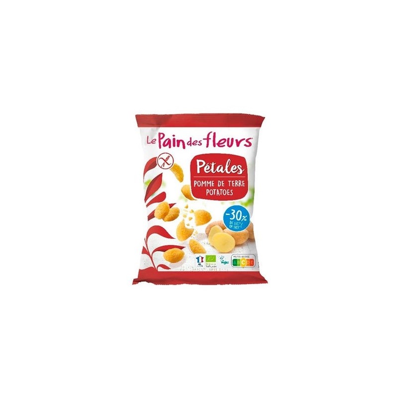 Le Pain Des Fleurs Chips De Petalos De Patata Sin Gluten Bio 75G