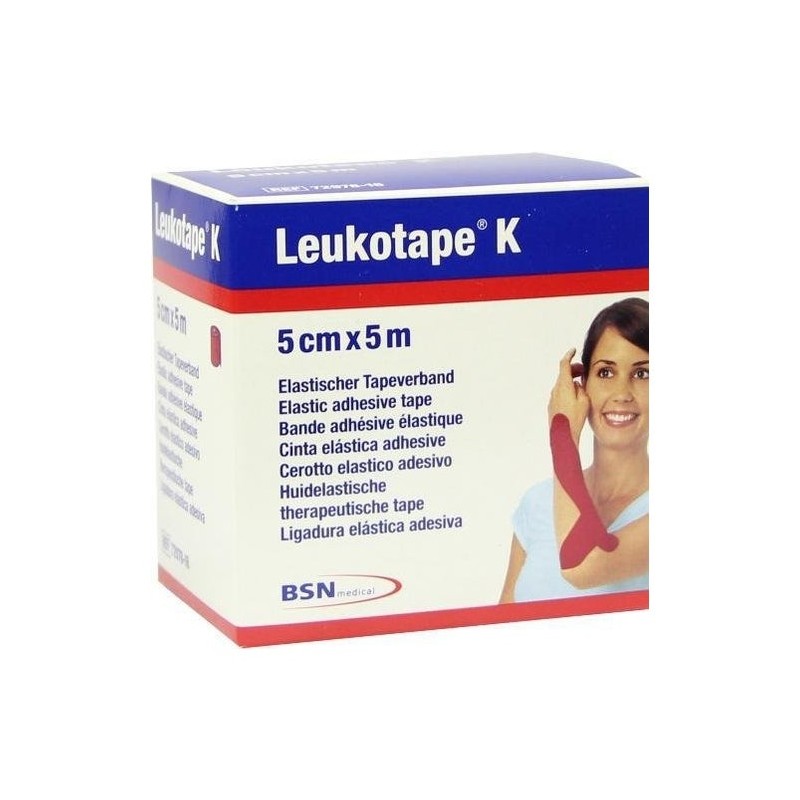 Leukotape K Rojo 5Cmx5M