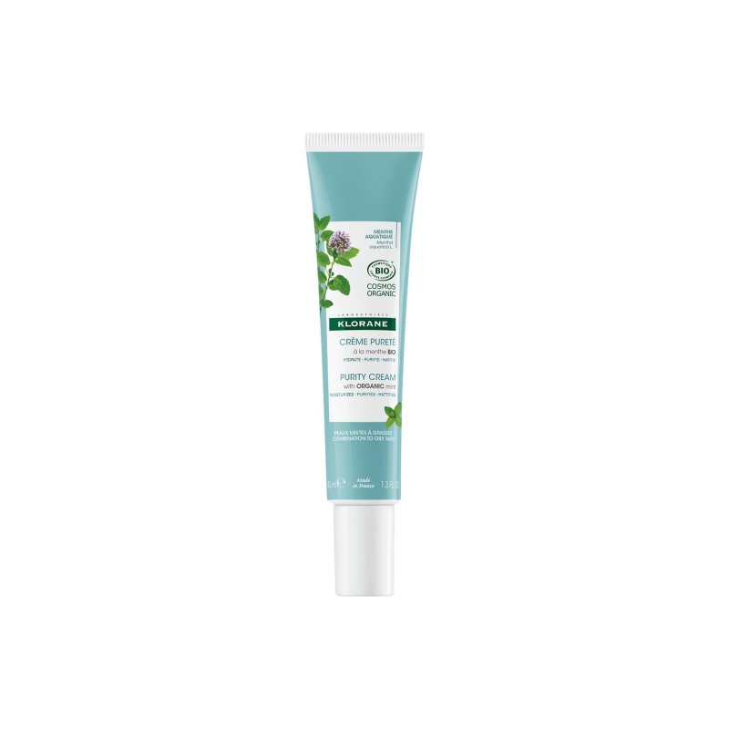 Klorane Crema Purificante Menta Acuática Bio 40Ml