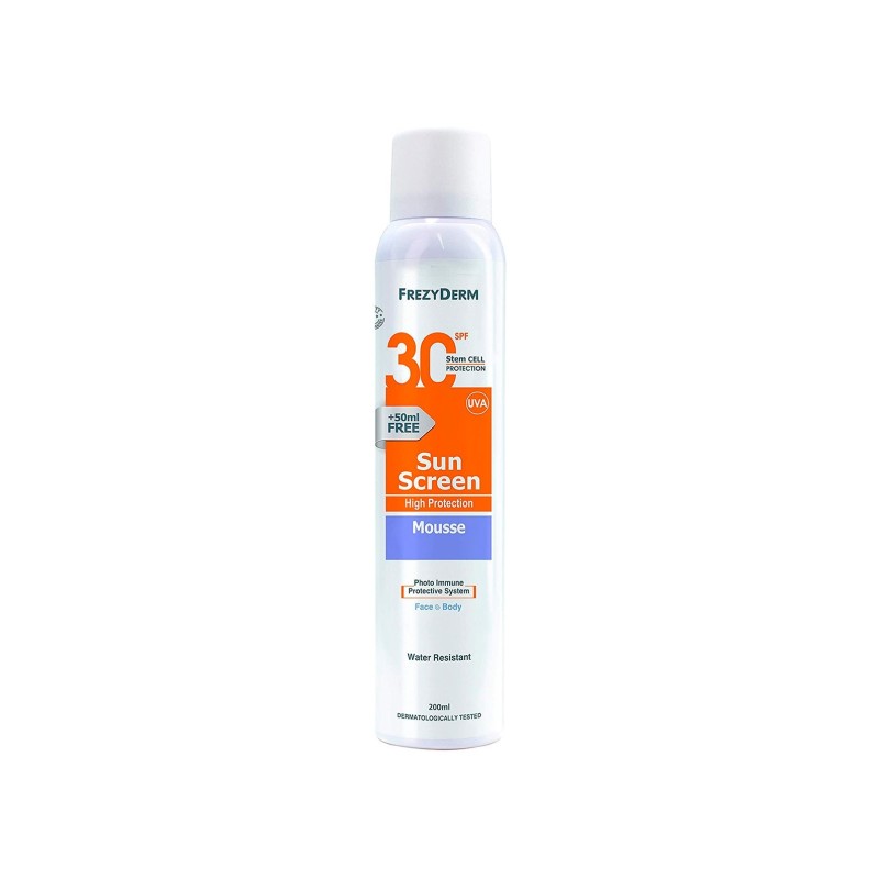 Frezyderm Sun Screen Mousse Spf30 200Ml