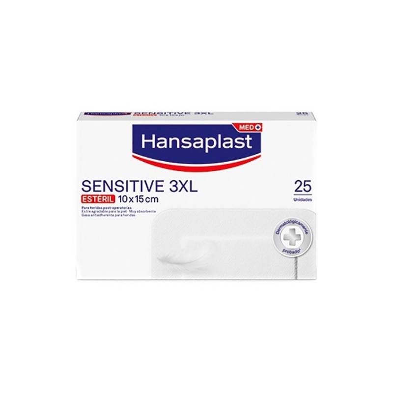 Hansaplast Sensitive 3Xl 25 Uds